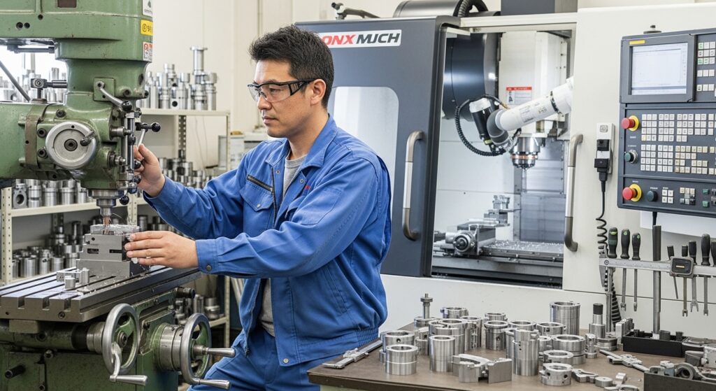 フライス加工とマシニング加工の違いを徹底解説｜榊原工機が教える精密加工の世界|有限会社榊原工機|小物部品の少量～中量生産に特化|ガレージブランド・個人ブランド”の試作開発も