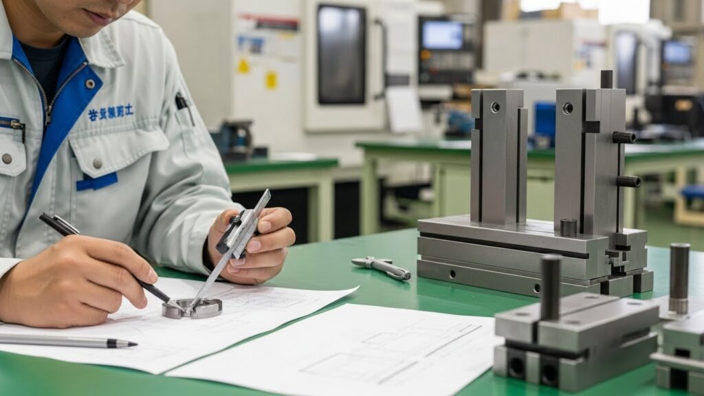 治具制作で図面なしでもOK？検査治具の安全性と設計のコツ|有限会社榊原工機|小物部品の少量～中量生産に特化|ガレージブランド・個人ブランド”の試作開発も