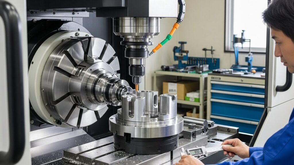 治具制作における複雑形状への挑戦：5軸加工とは？プロが基礎から解説|有限会社榊原工機|小物部品の少量～中量生産に特化|ガレージブランド・個人ブランド”の試作開発も