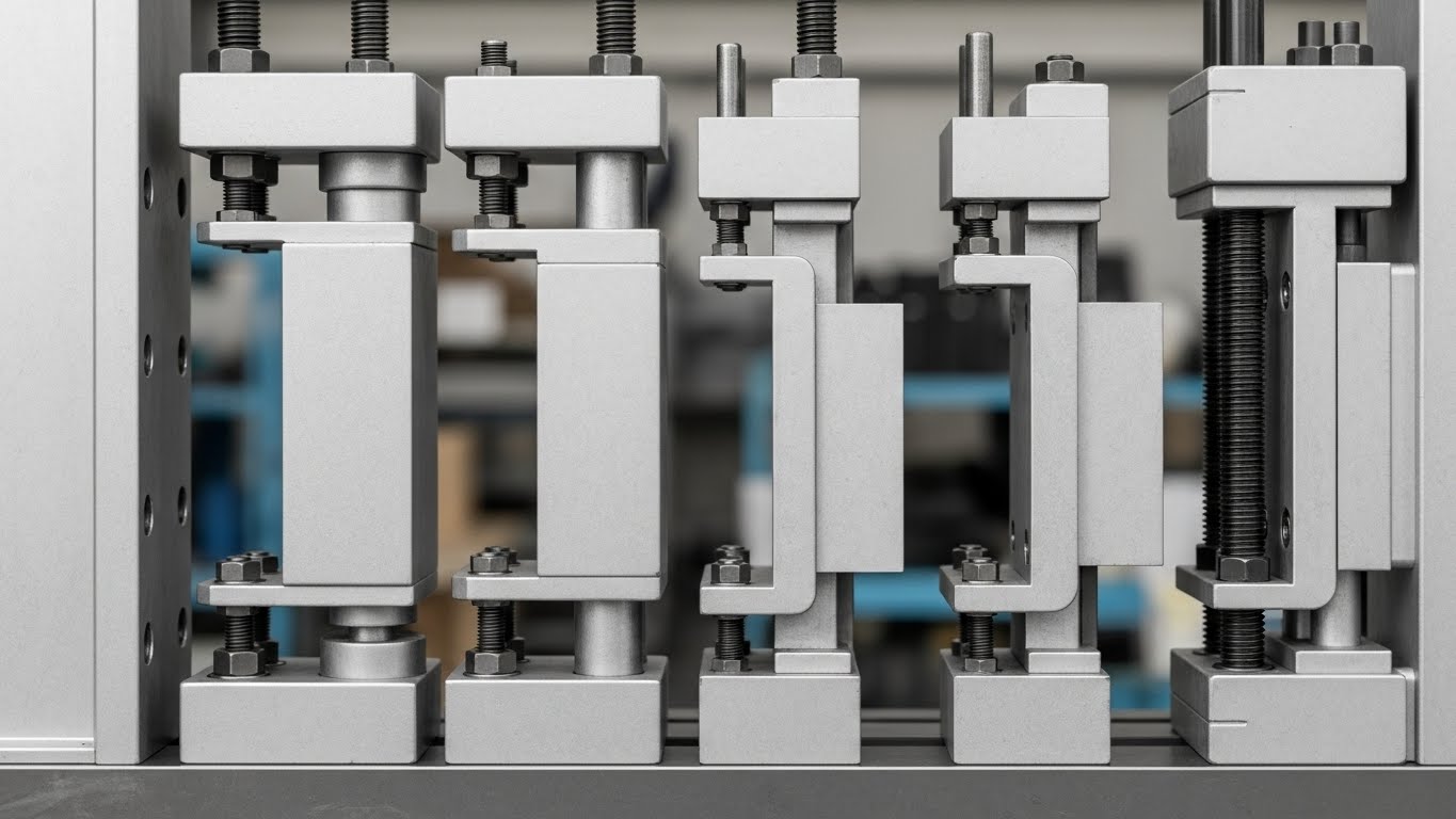 治具制作における治具クランプの耐久性強化：クランプの種類別比較表|有限会社榊原工機|小物部品の少量～中量生産に特化|ガレージブランド・個人ブランド”の試作開発も