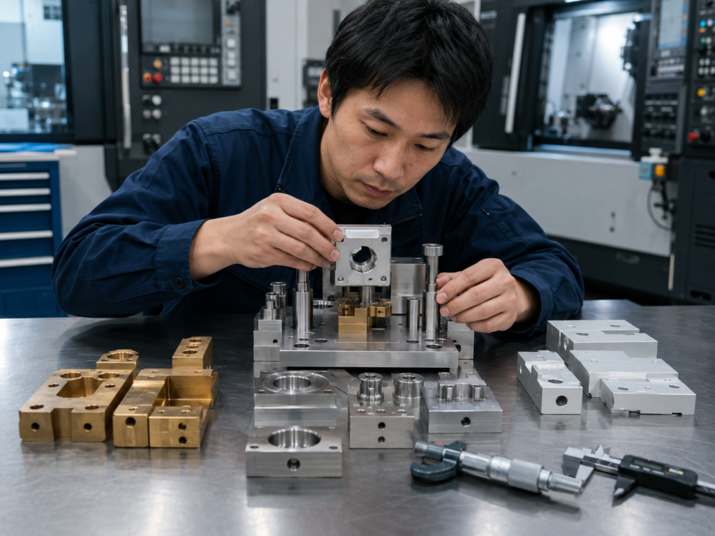 治具の材質は何を選ぶ？真鍮・ステンレス・アルミの特徴と使い分けの基準|有限会社榊原工機|小物部品の少量～中量生産に特化|ガレージブランド・個人ブランド”の試作開発も